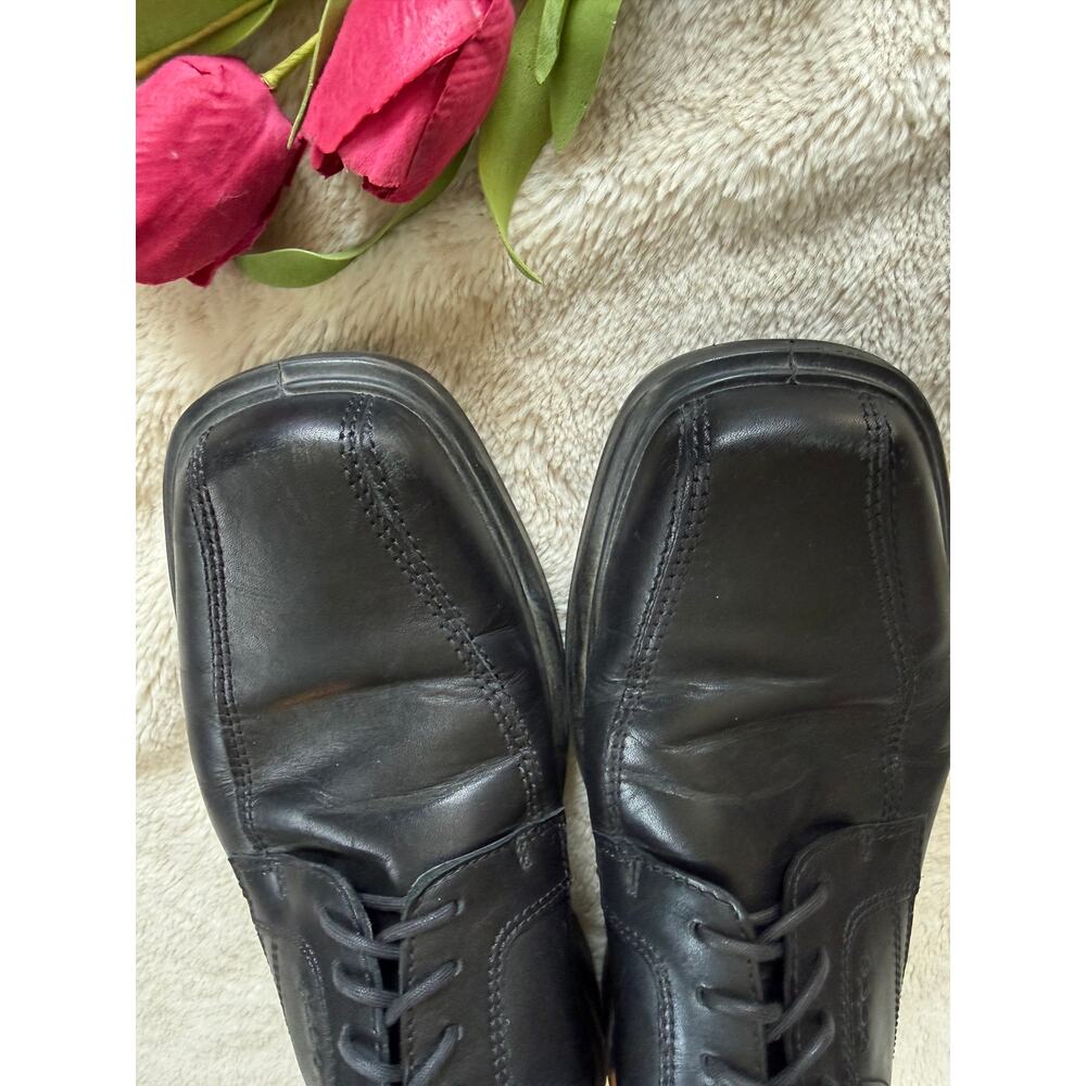 ECCO Mens Size 10 Leather Dress Shoes - Picture 6 of 7
